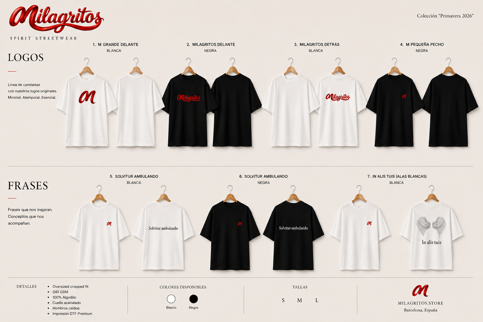 Colección camisetas MILAGRITOS
